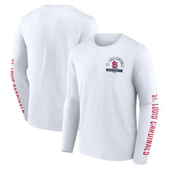 St. Louis Cardinals Fanatics Press Box Long Sleeve T-Shirt - MLB T-shirts