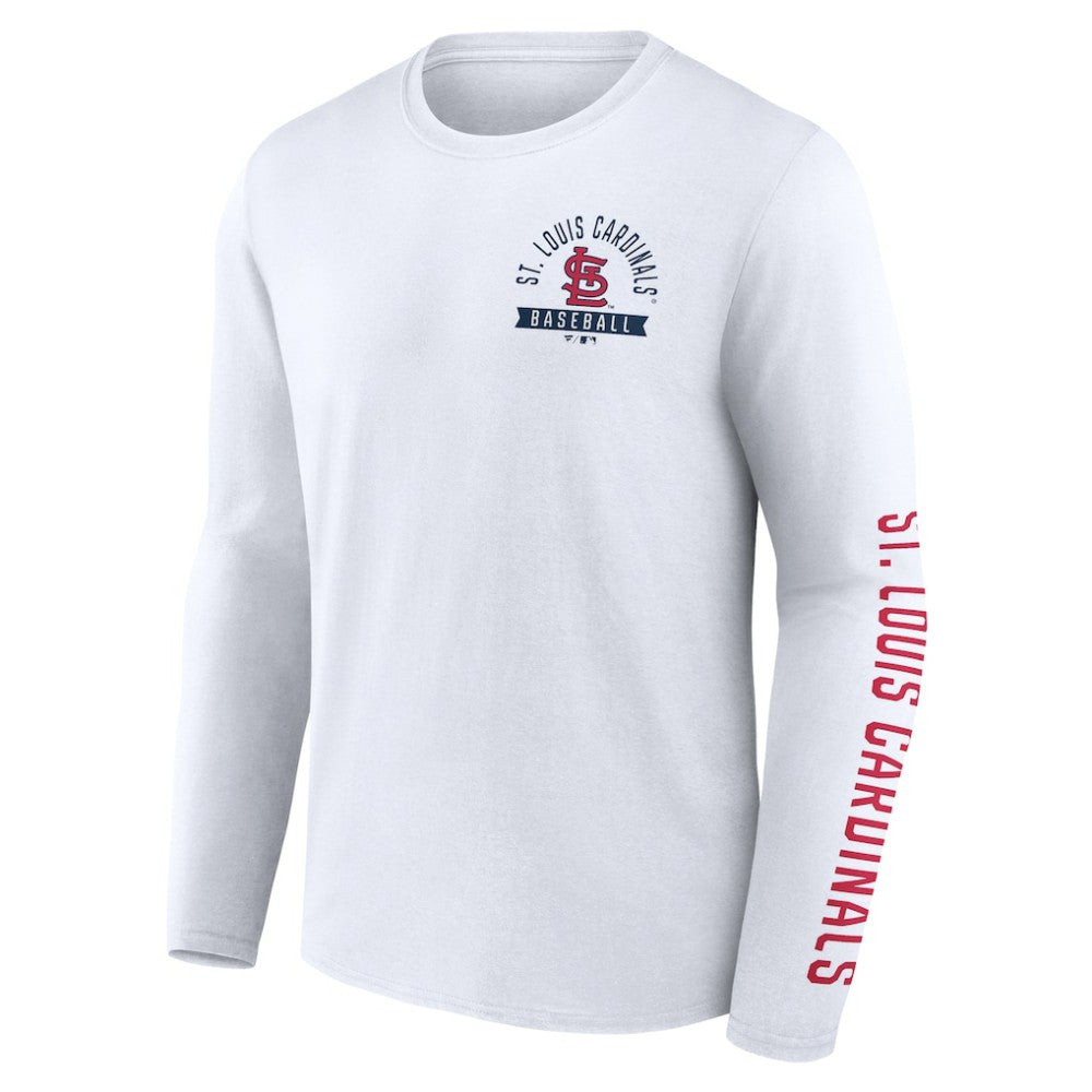 St. Louis Cardinals Fanatics Press Box Long Sleeve T-Shirt - MLB T-shirts