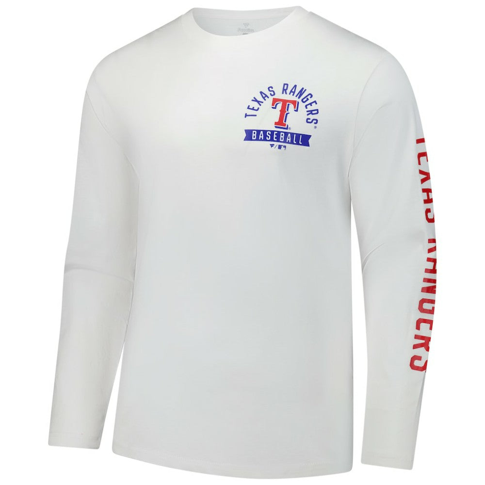 Texas Rangers Fanatics Press Box Long Sleeve T-Shirt - MLB T-shirts