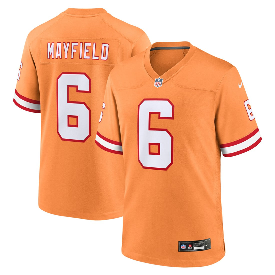 Tampa Bay Buccaneers Baker Mayfield  Throwback Game Jersey | NFL New