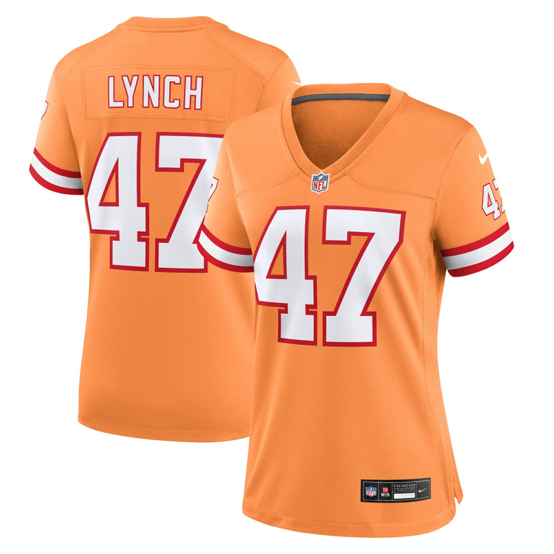 Tampa Bay Buccaneers John Lynch  Women's Throwback Game Jersey | NFL Outlet