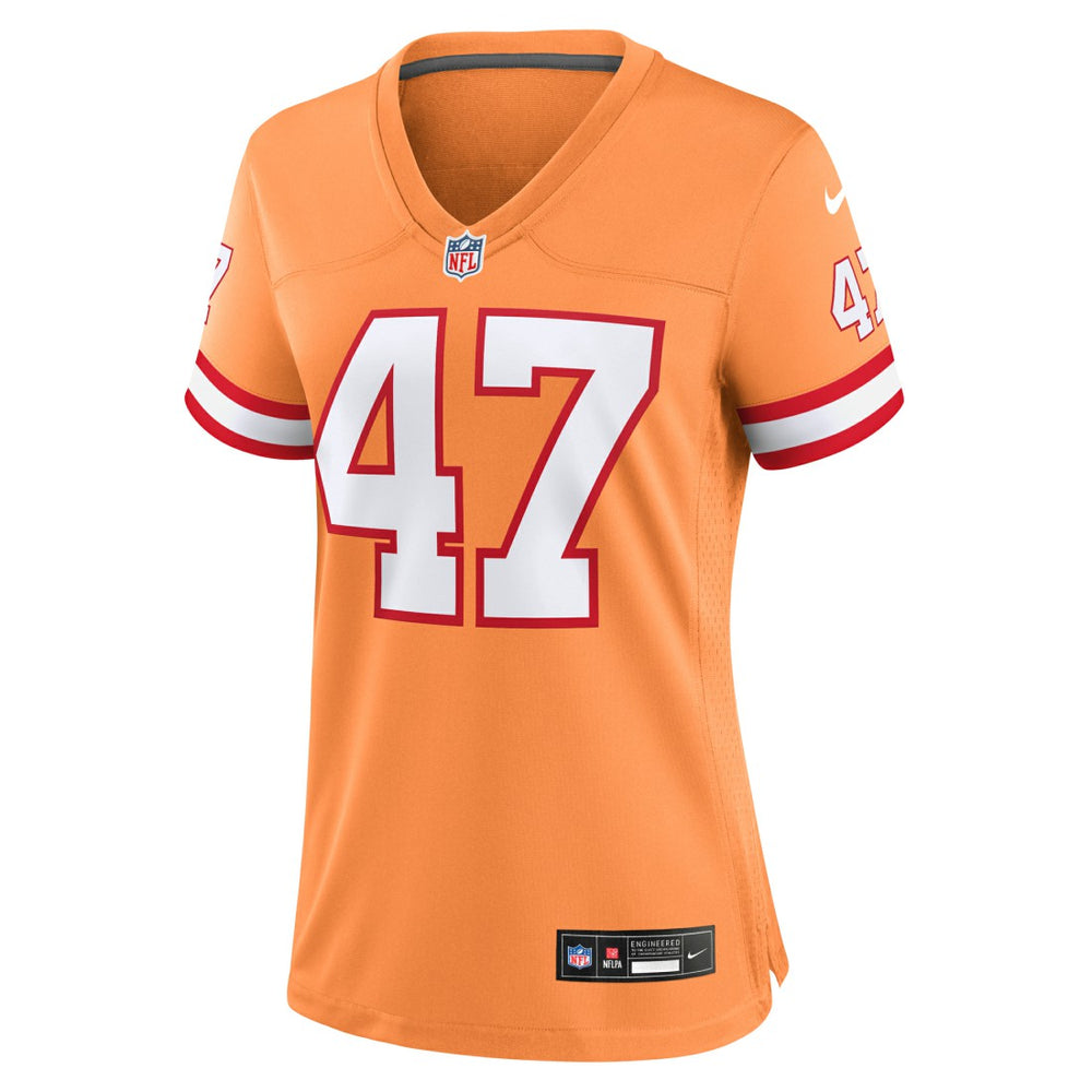 Tampa Bay Buccaneers John Lynch  Women's Throwback Game Jersey | NFL Outlet