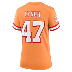 Tampa Bay Buccaneers John Lynch  Women's Throwback Game Jersey | NFL Outlet