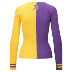 Minnesota Vikings STAUD Women's Cargo Sweater | NFL Discount