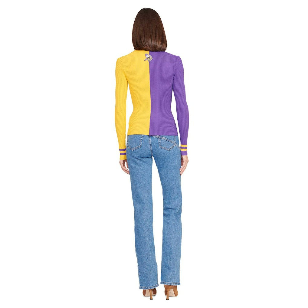 Minnesota Vikings STAUD Women's Cargo Sweater | NFL Discount