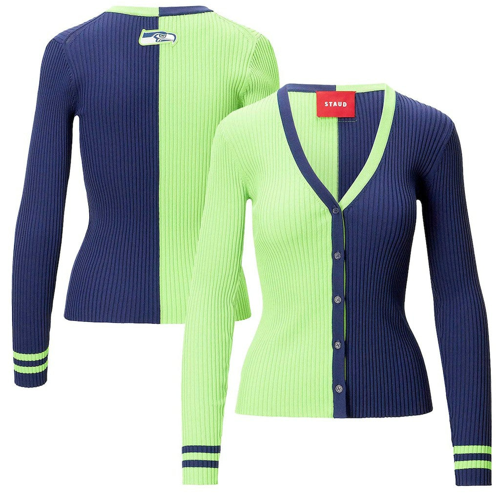 Seattle Seahawks STAUD Women's Cargo Sweater | NFL New