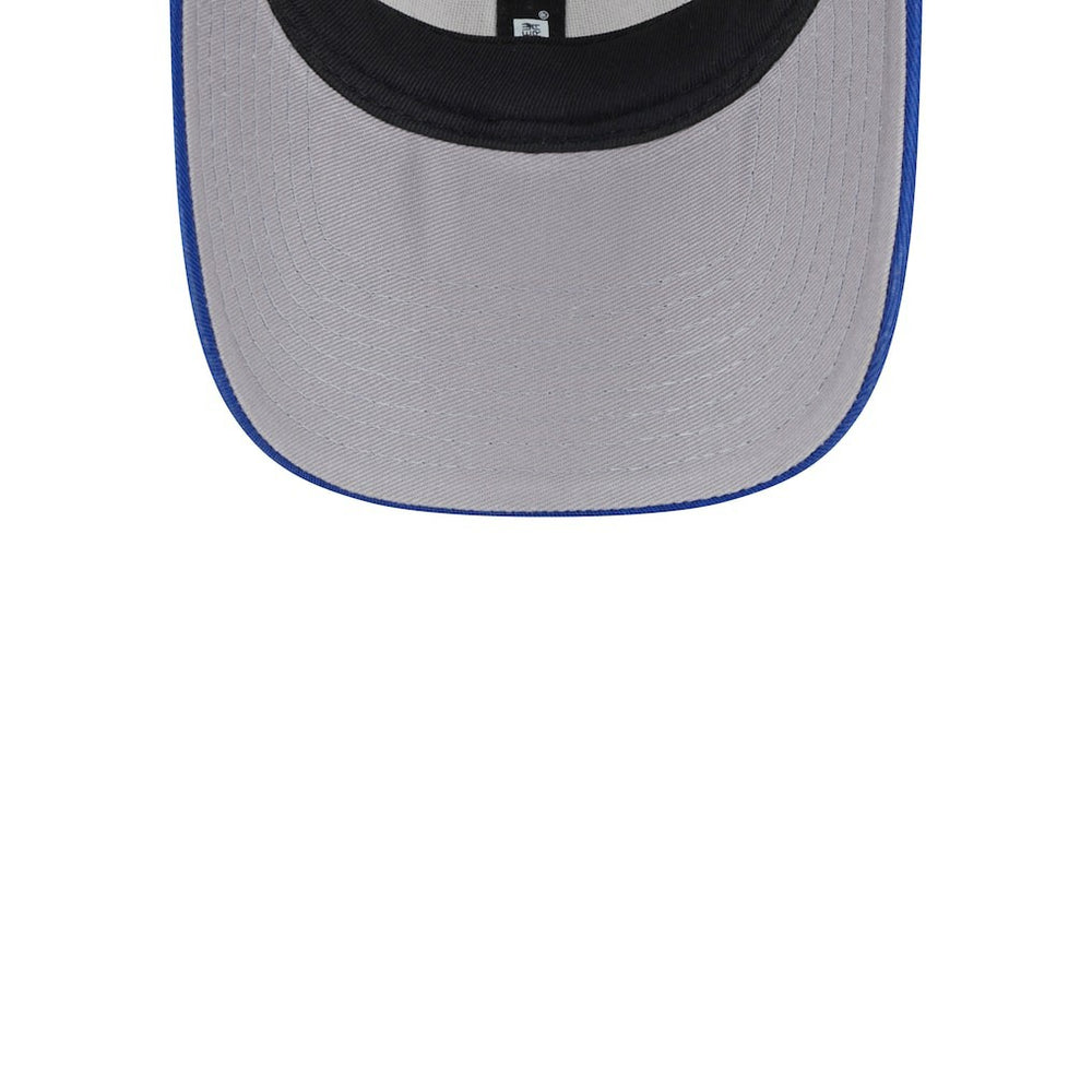 Khaki/Royal Philadelphia 76ers Throwback Patch Trucker 9FORTY Adjustable Hat | NBA