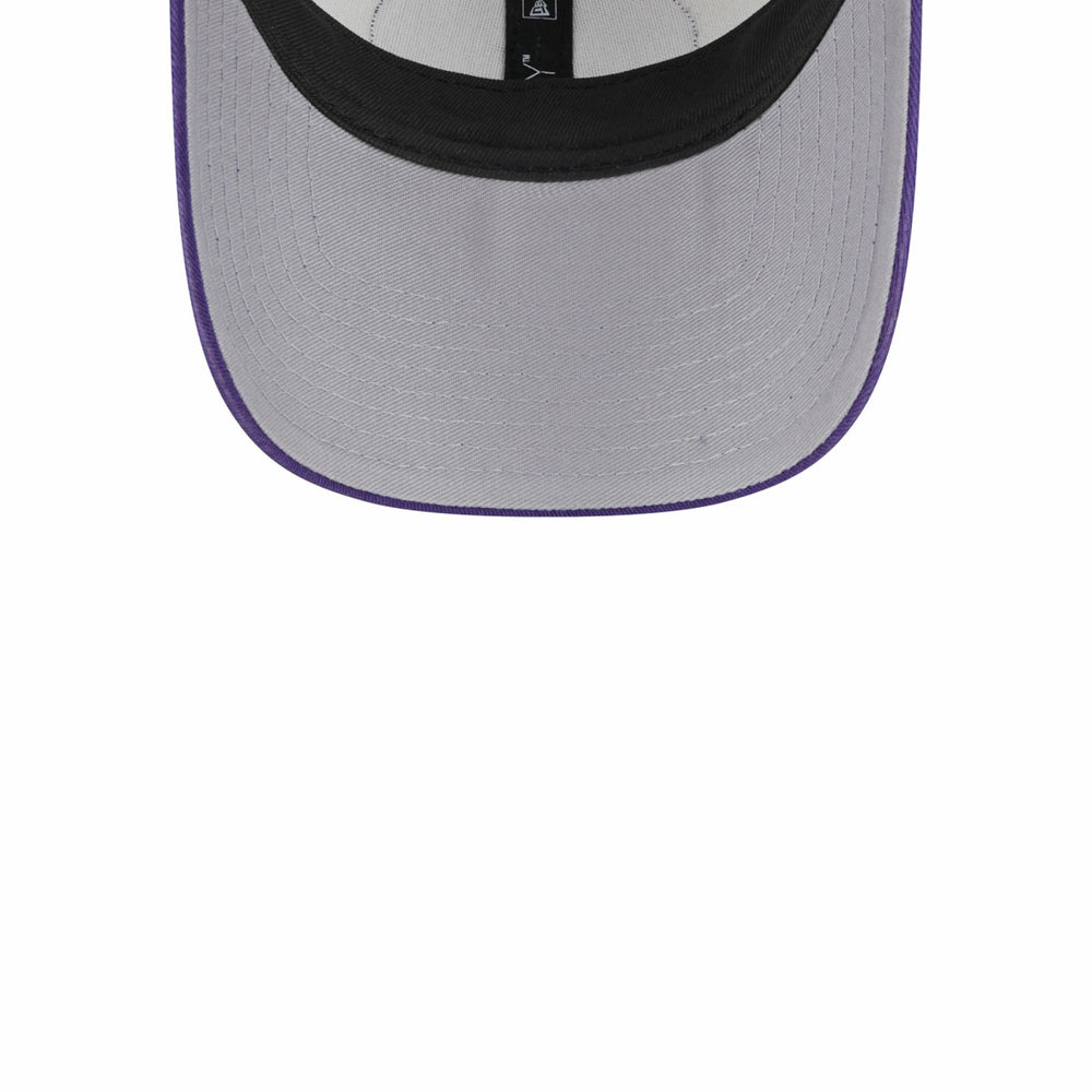 Khaki/Purple Phoenix Suns Throwback Patch Trucker 9FORTY Adjustable Hat | NBA