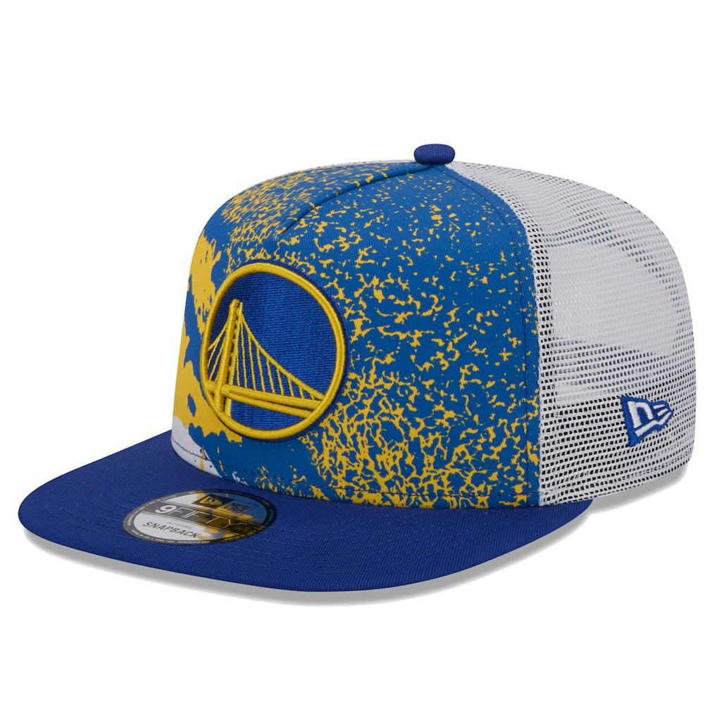 Royal Golden State Warriors Court Sport Speckle 9FIFTY Snapback Hat sale | NBA