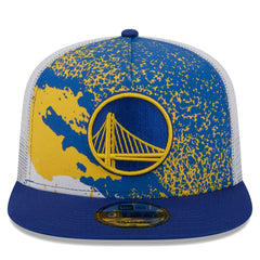 Royal Golden State Warriors Court Sport Speckle 9FIFTY Snapback Hat sale | NBA