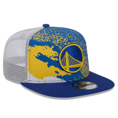 Royal Golden State Warriors Court Sport Speckle 9FIFTY Snapback Hat sale | NBA