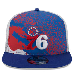 Royal Philadelphia 76ers Court Sport Speckle 9FIFTY Snapback Hat | NBA