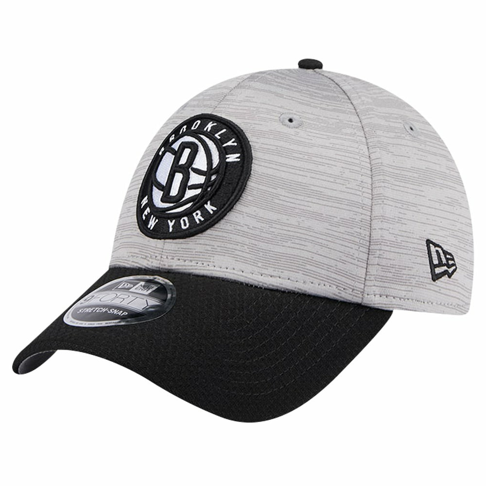 Heather Gray/Black Brooklyn Nets Active Digi-Tech Two-Tone 9FORTY Adjustable Hat | NBA