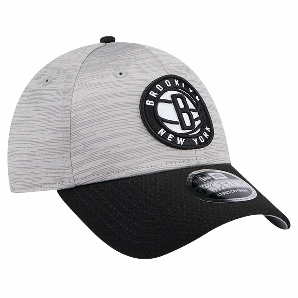 Heather Gray/Black Brooklyn Nets Active Digi-Tech Two-Tone 9FORTY Adjustable Hat | NBA