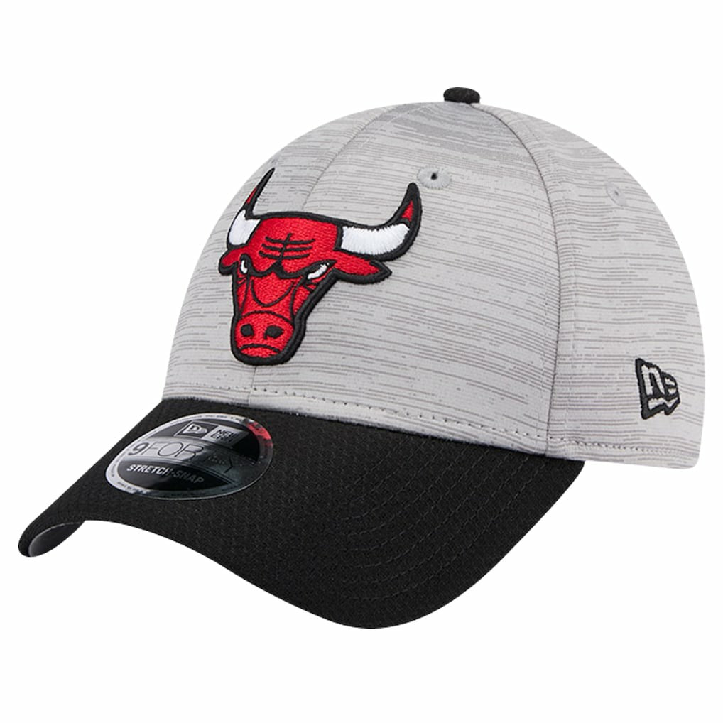 Heather Gray/Black Chicago Bulls Active Digi-Tech Two-Tone 9FORTY Adjustable Hat | NBA