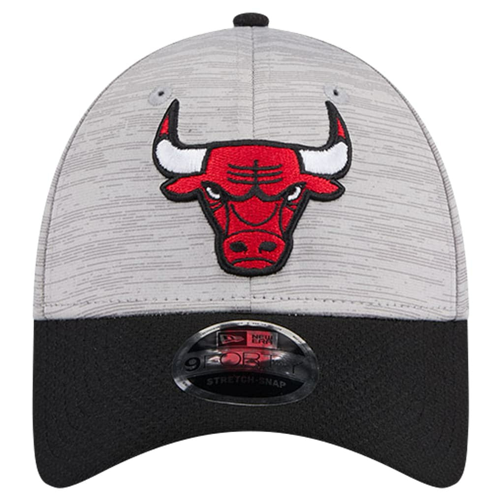 Heather Gray/Black Chicago Bulls Active Digi-Tech Two-Tone 9FORTY Adjustable Hat | NBA