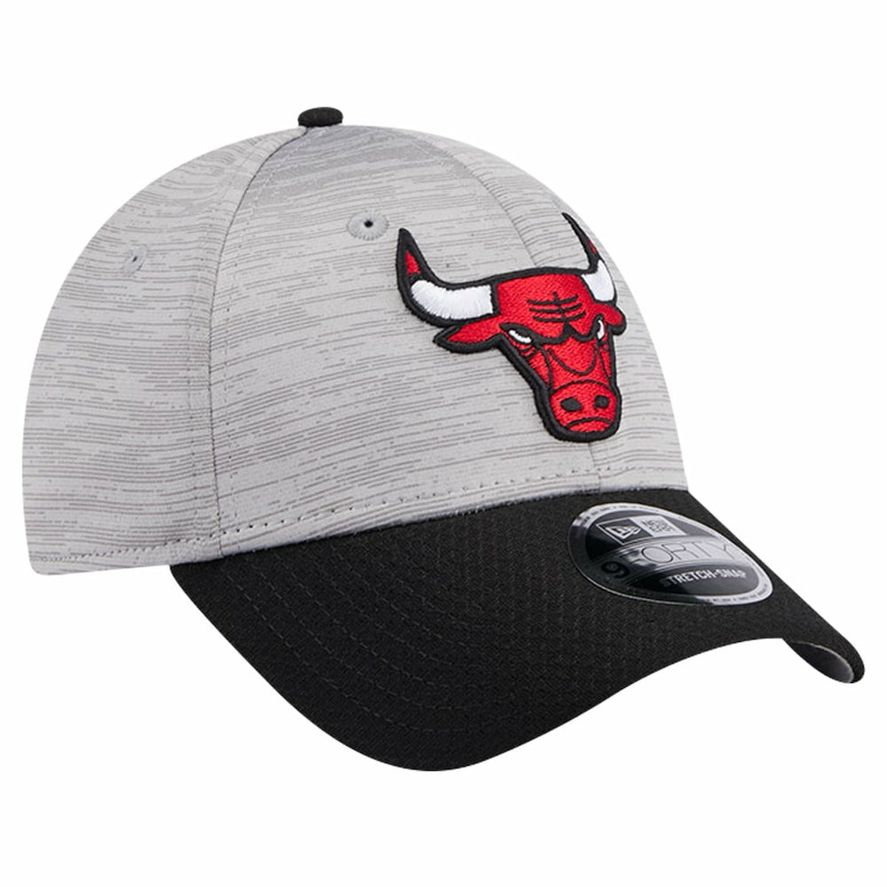 Heather Gray/Black Chicago Bulls Active Digi-Tech Two-Tone 9FORTY Adjustable Hat | NBA