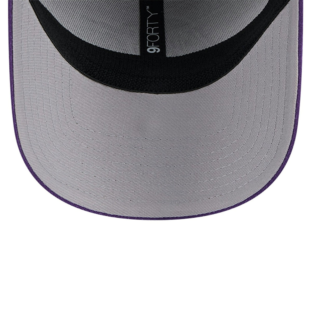 Heather Gray/Purple Los Angeles Lakers Active Digi-Tech Two-Tone 9FORTY Adjustable Hat | NBA