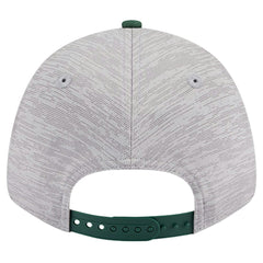Heather Gray/Hunter Green Milwaukee Bucks Active Digi-Tech Two-Tone 9FORTY Adjustable Hat | NBA