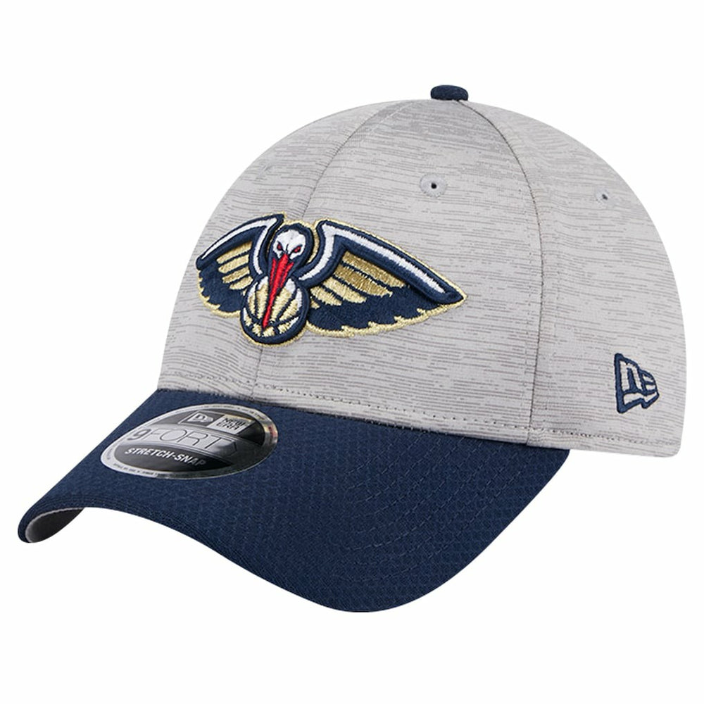 Heather Gray/Navy New Orleans Pelicans Active Digi-Tech Two-Tone 9FORTY Adjustable Hat | NBA