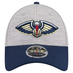 Heather Gray/Navy New Orleans Pelicans Active Digi-Tech Two-Tone 9FORTY Adjustable Hat | NBA