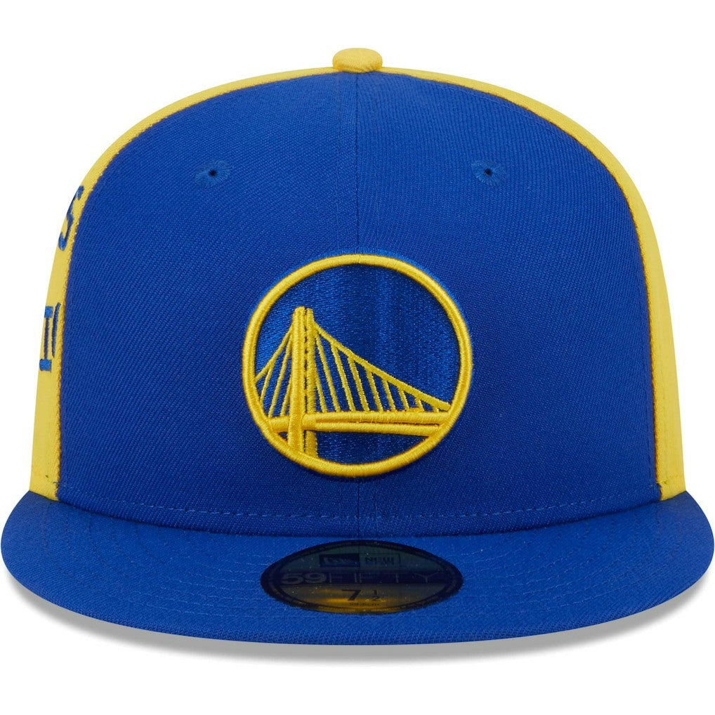 Royal/Gold Golden State Warriors Gameday Wordmark 59FIFTY Fitted Hat sale | NBA