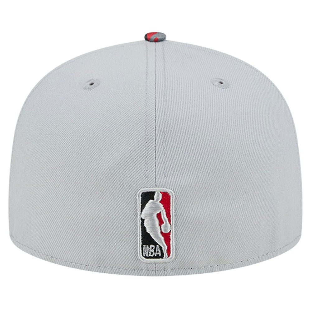 Gray Portland Trail Blazers Active Color Camo Visor 59FIFTY Fitted Hat | NBA