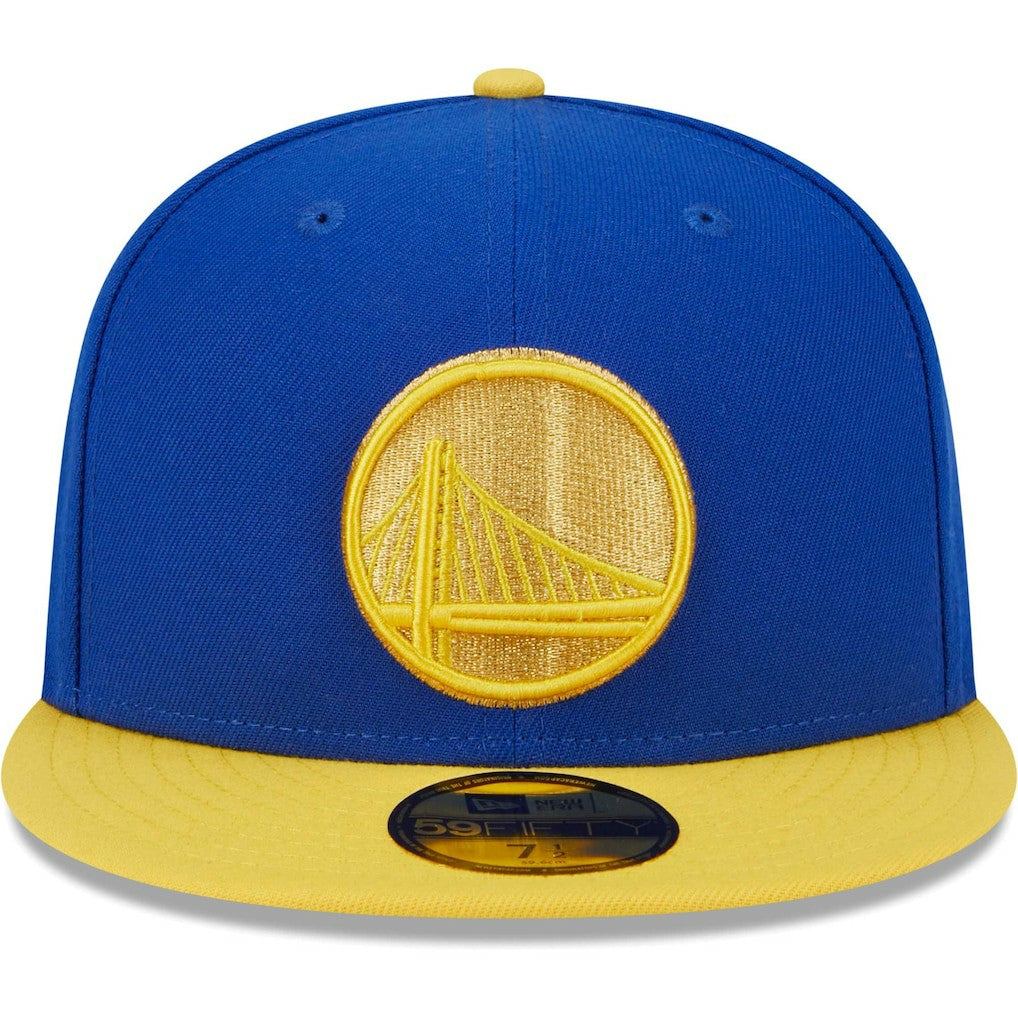Royal/Gold Golden State Warriors Gameday Gold Pop Stars 59FIFTY Fitted Hat sale | NBA
