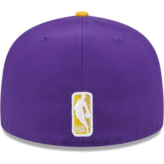Purple/Gold Los Angeles Lakers Gameday Gold Pop Stars 59FIFTY Fitted Hat | NBA