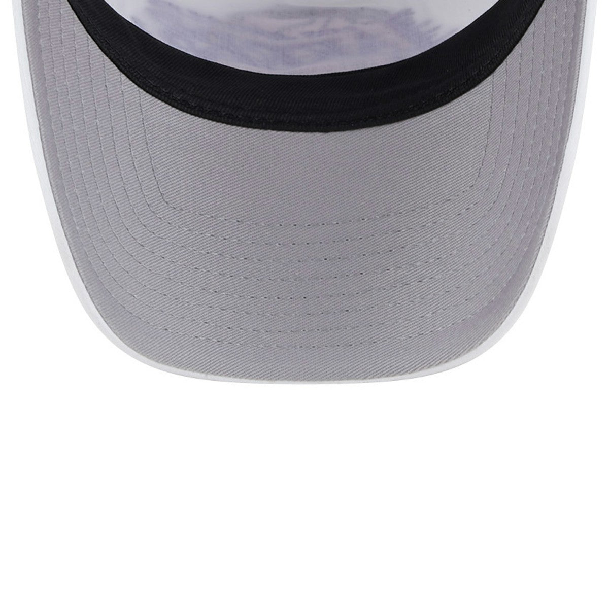White/Purple Los Angeles Lakers Court Sport Foam A-Frame 9FORTY Adjustable Trucker Hat | NBA