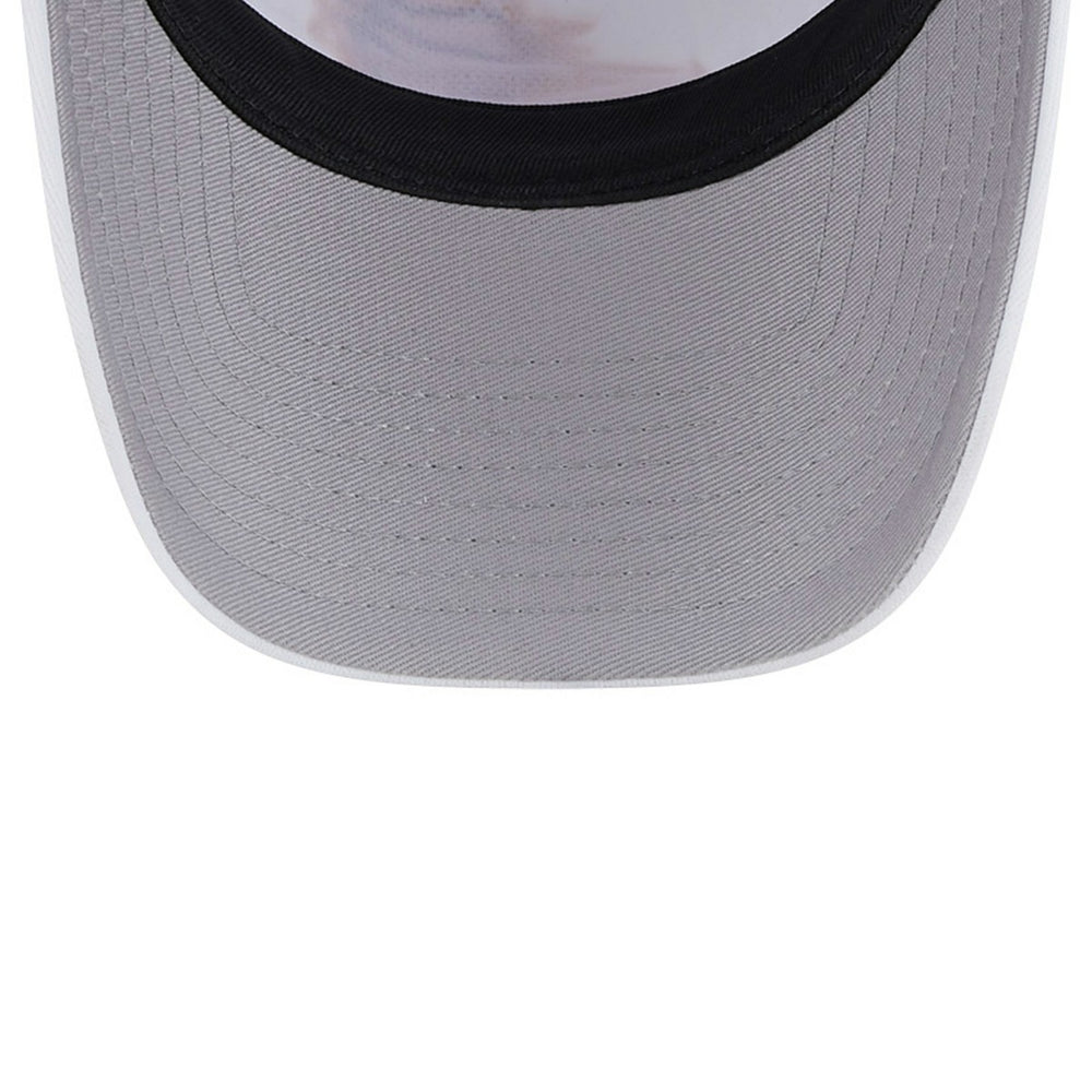White/Purple Phoenix Suns Court Sport Foam A-Frame 9FORTY Adjustable Trucker Hat | NBA