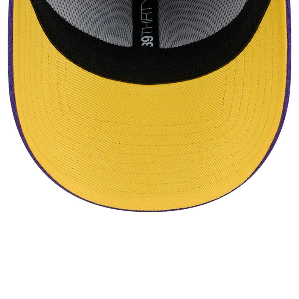 Heather Gray/Purple Los Angeles Lakers Two-Tone 39THIRTY Flex Hat | NBA