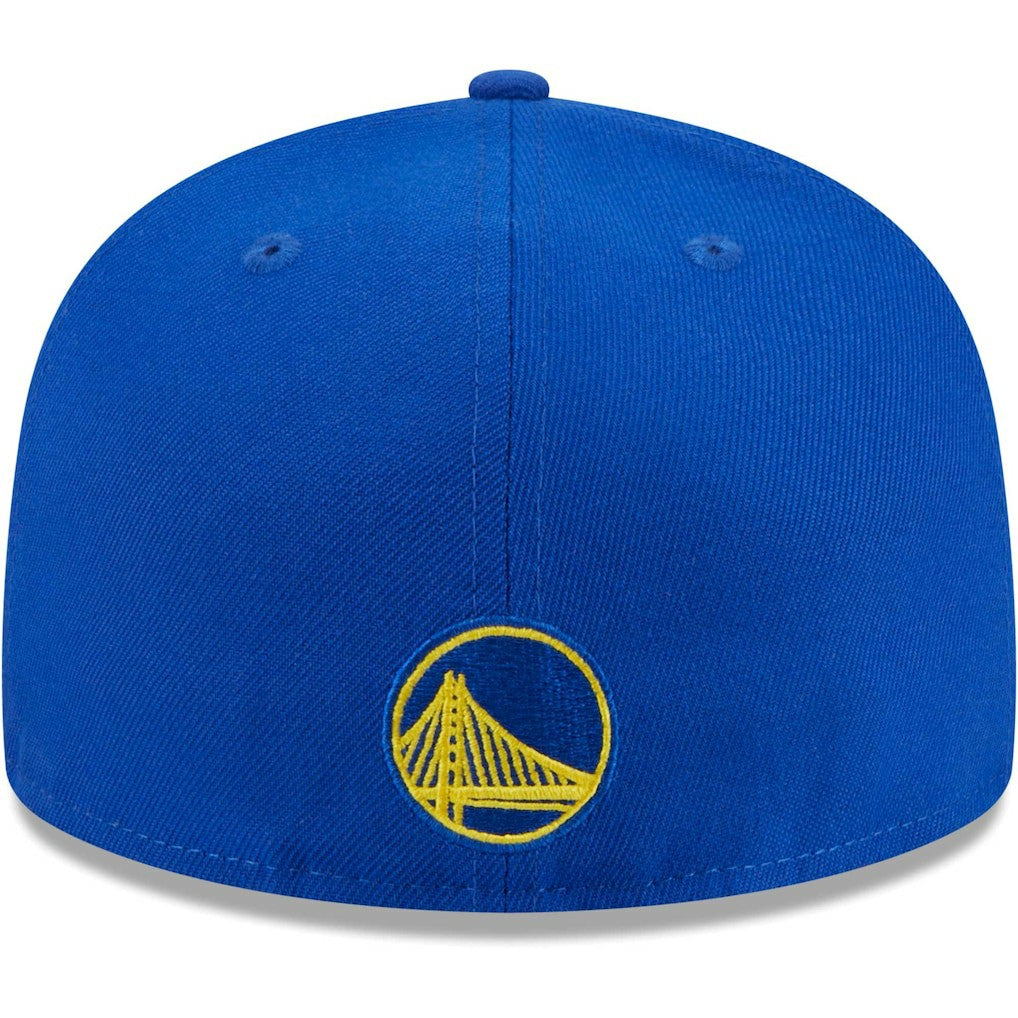 Royal Golden State Warriors Game Day Hollow Logo Mashup 59FIFTY Fitted Hat sale | NBA