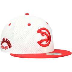 White/Red Atlanta Hawks Throwback 2Tone 59FIFTY Fitted Hat | NBA