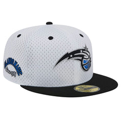 White/Black Orlando Magic Throwback 2Tone 59FIFTY Fitted Hat | NBA