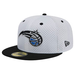 White/Black Orlando Magic Throwback 2Tone 59FIFTY Fitted Hat | NBA