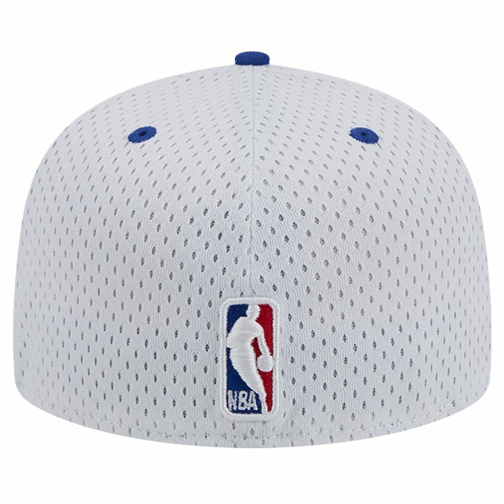 White/Royal Philadelphia 76ers Throwback 2Tone 59FIFTY Fitted Hat | NBA