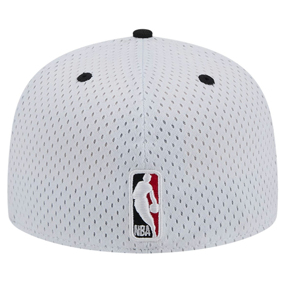 White/Black Portland Trail Blazers Throwback 2Tone 59FIFTY Fitted Hat | NBA