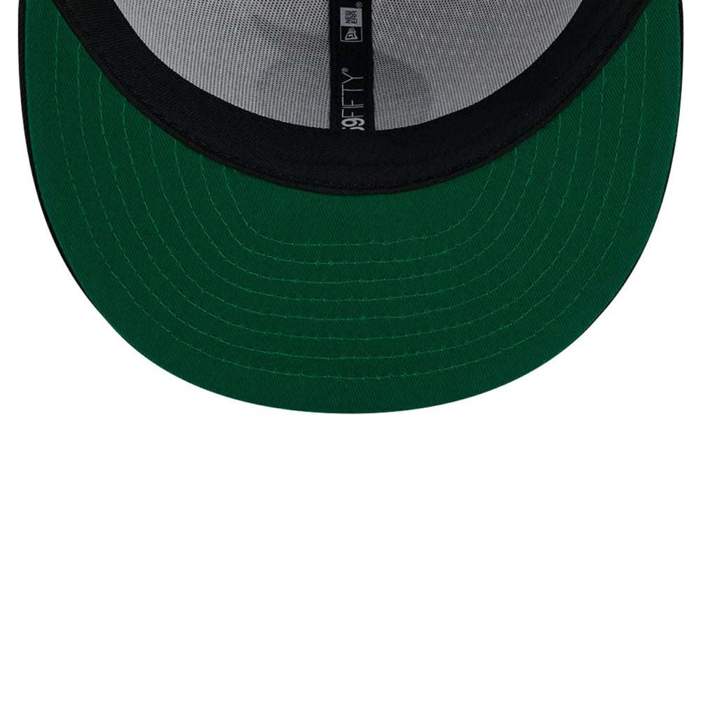White/Black Portland Trail Blazers Throwback 2Tone 59FIFTY Fitted Hat | NBA