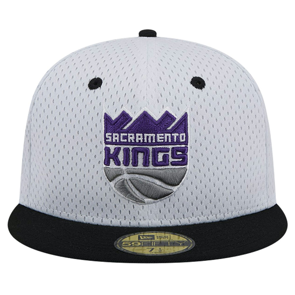 White/Black Sacramento Kings Throwback 2Tone 59FIFTY Fitted Hat | NBA