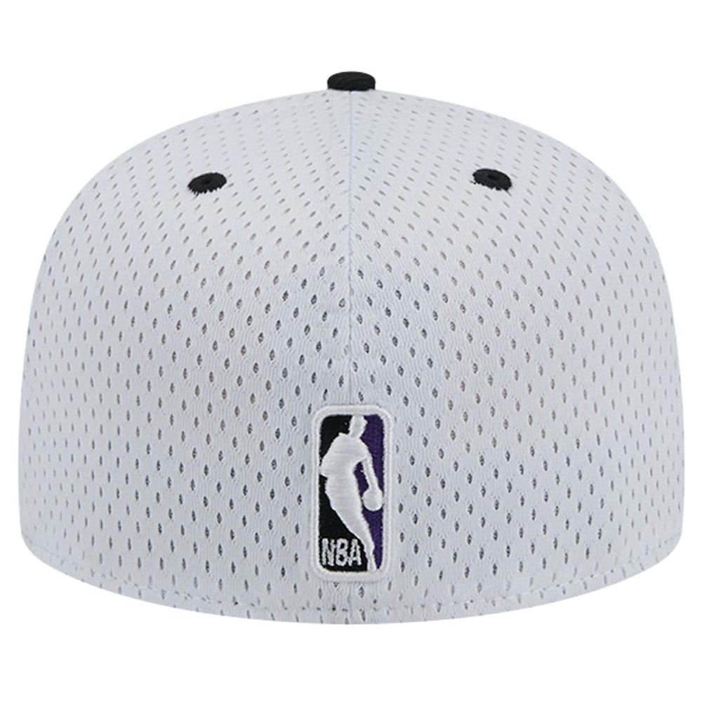 White/Black Sacramento Kings Throwback 2Tone 59FIFTY Fitted Hat | NBA