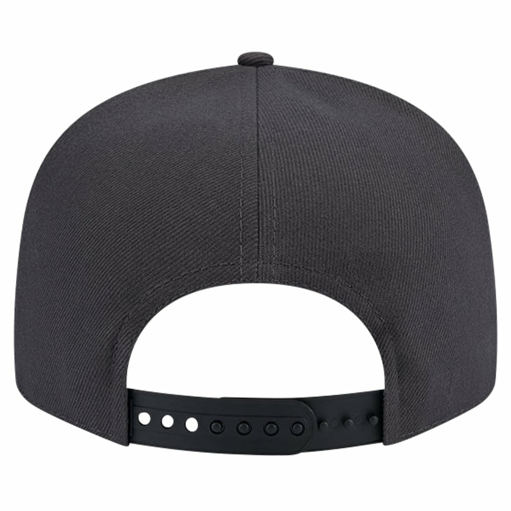 White/Black Brooklyn Nets Throwback Gradient Tech Font 9FIFTY Snapback Hat | NBA