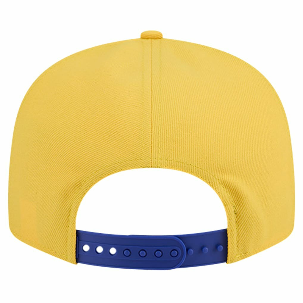White/Royal Golden State Warriors Throwback Gradient Tech Font 9FIFTY Snapback Hat sale | NBA