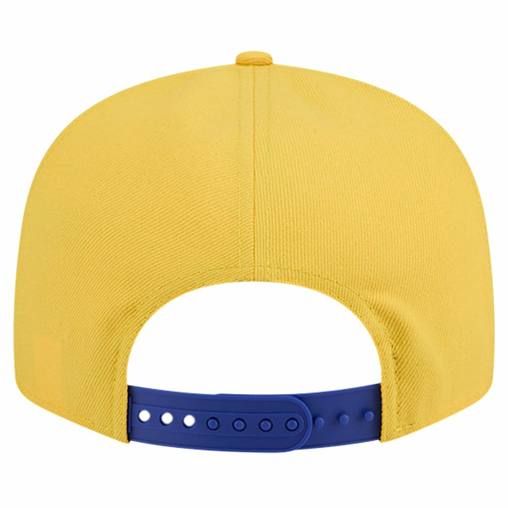 White/Royal Golden State Warriors Throwback Gradient Tech Font 9FIFTY Snapback Hat sale | NBA