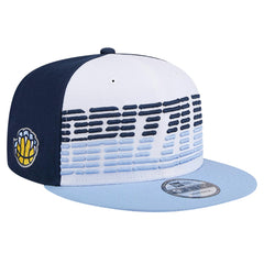 White/Light Blue Memphis Grizzlies Throwback Gradient Tech Font 9FIFTY Snapback Hat | NBA