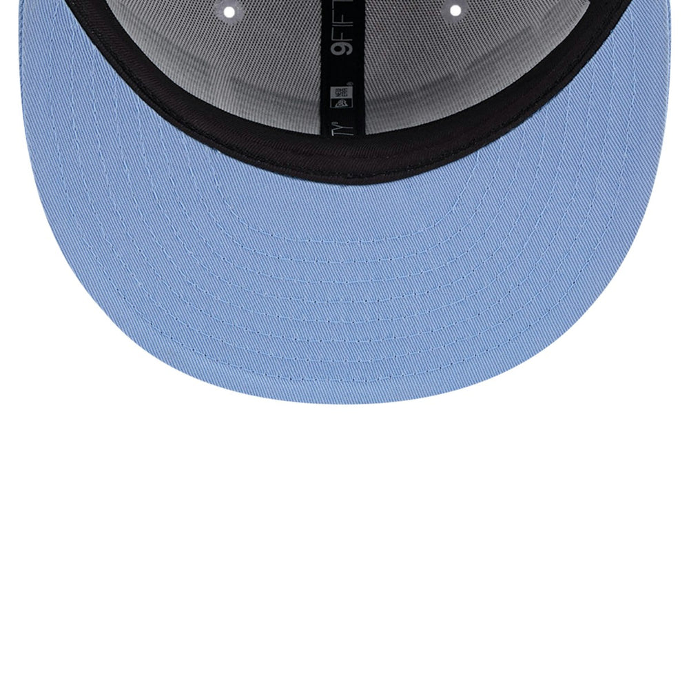 White/Light Blue Memphis Grizzlies Throwback Gradient Tech Font 9FIFTY Snapback Hat | NBA