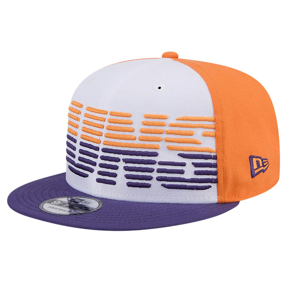 White/Purple Phoenix Suns Throwback Gradient Tech Font 9FIFTY Snapback Hat | NBA