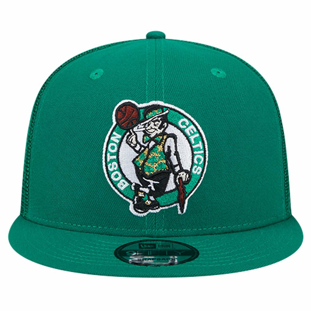 Kelly Green Boston Celtics Meshback 9FIFTY Snapback Hat | NBA