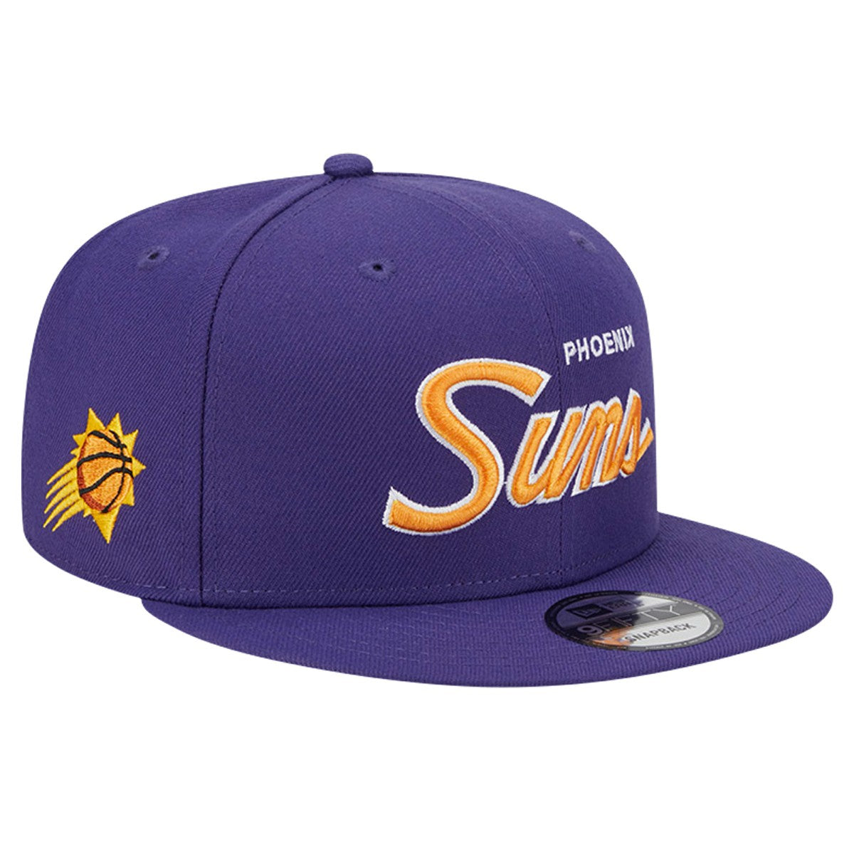Purple Phoenix Suns Script Side Patch 9FIFTY Snapback Hat | NBA