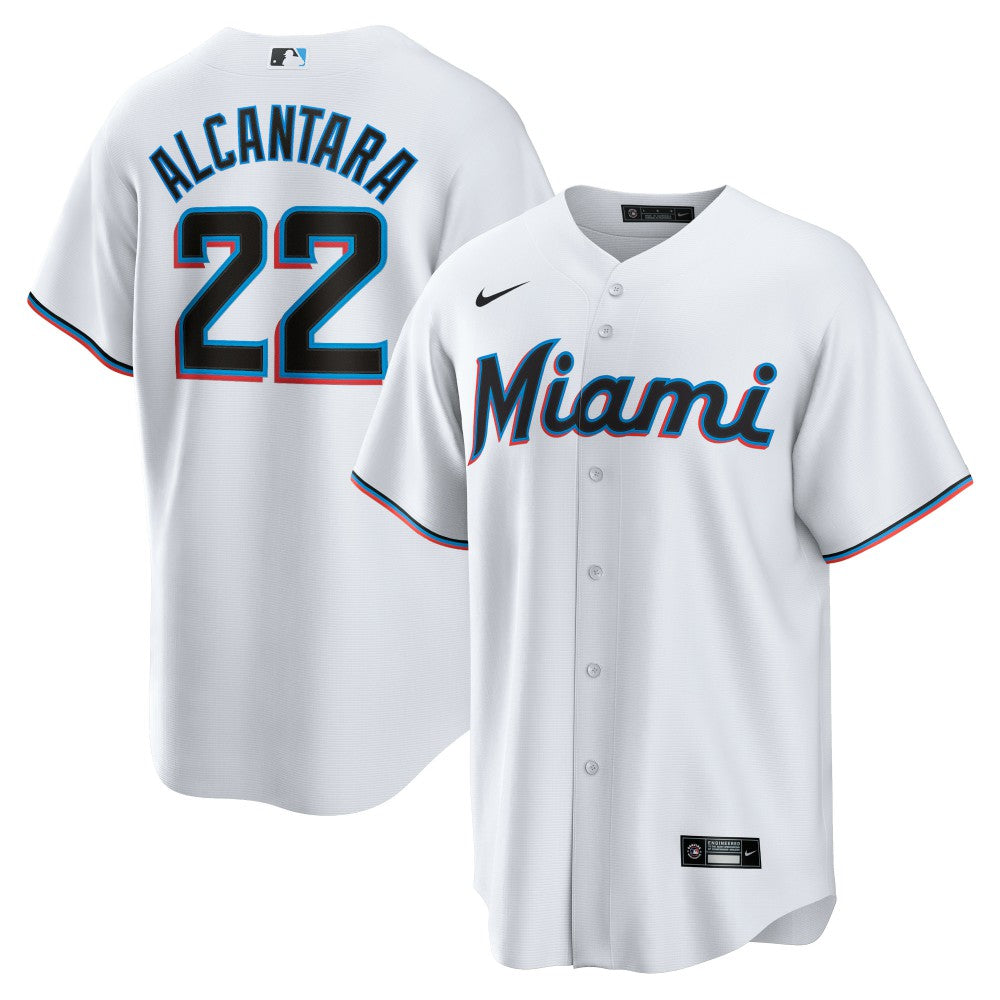 Sandy Alcantara Miami Marlins Nike Replica Player Jersey - MLB Jerseys